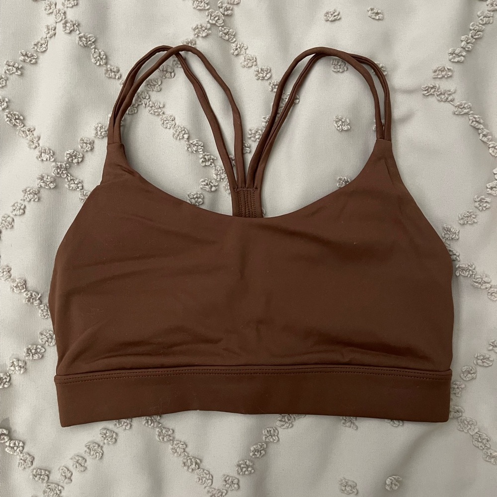 Athletic Brown Sports Bra